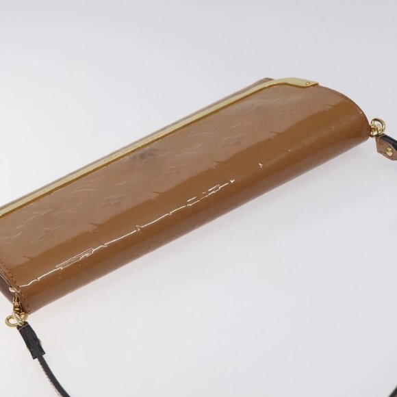 LOUIS VUITTON Vernis Rossmore MM Shoulder Bag Rose Velours - Picture 7 of 16